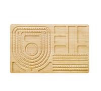 BFLCWSTD Tavoletta di Perline Pannello for Perline in Legno con Vassoio for dal Design a Forma di U, Strumento Artigianale Fai-da-Te for Designer Gioielli collane(Color4)