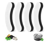 BFLICROY Confezione da 4 filtri per l'acqua per cani di ricambio per DF10/DF30 1,3/2 galloni di grandi dimensioni, distributore automatico di ciotole per cani, ricambio filtro fontana per animali