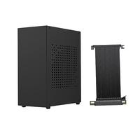 BFLKY A07 Desktop ITX Chassis Game Graphics Card All Alluminio Case Sostenere Piccolo Alimentatore 1U
