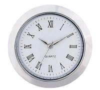 BFLKY Piccolo orologio compatto da 36 mm adatto per orologi vintage in miniatura rotondi in metallo con numeri romani per progetti