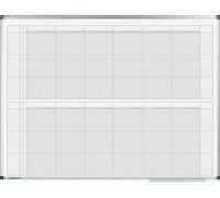 BFP Jahresplaner im Halbjahresformat | 90 x 120cm Lavagna magnetica ks Bianco