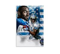 BFQMBKJUQ Calvin Johnson - Poster artistico decorativo, idea regalo, a prova di umidità, resistente allo sbiadimento, impermeabile, incrostazioni, decorazione per casa e negozio, 50 x 75 cm, senza