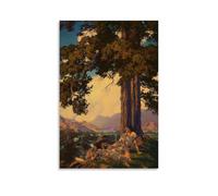 BFQMBKJUQ Maxfield - Poster artistico decorativo con parrocchia, resistente all'umidità, resistente allo sbiadimento, impermeabile, decorazione per casa e negozio, 60 x 90 cm, senza cornice