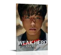 BFQMBKJUQ Poster artistico decorativo con eroe debole, idea regalo, a prova di umidità, resistente allo sbiadimento, impermeabile, incrostazioni, decorazione per casa e negozio, 50 x 75 cm, con