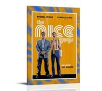 BFQMBKJUQ Poster artistico decorativo con scritta "The Nice Guys", idea regalo, resistente all'umidità, resistente allo sbiadimento, impermeabile, per casa, negozio, decorazione, 20 x 30 cm, con