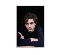 BFQMBKJUQ Timothée Chalamet, poster artistico decorativo, idea regalo, resistente all'umidità, resistente allo sbiadimento, impermeabile, per la casa e il negozio, 60 x 90 cm, senza cornice, stile