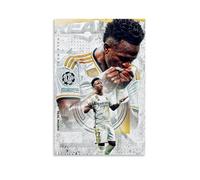 BFQMBKJUQ Vinícius Júnior, poster artistico decorativo, idea regalo, resistente all'umidità, resistente allo sbiadimento, impermeabile, decorazione per casa e negozio, 40 x 60 cm, senza cornice