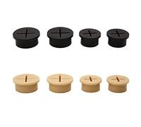 BFQTSNWNS Desk Cable Hole Covers,20 PCS Flexible Silicone Cord Grommets Rubber for Table Desktop Cover TV Console And Furnitures 994(White,25mm)