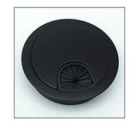 BFQTSNWNS Desk Cable Hole Covers,5PCS/Lot Computer Grommet Table Outlet Furniture Hardware Zinc Alloy Wire Cover 994(Black,50mm)