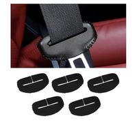 BFRDGE 5 coperture con Fibbia per Cintura di sedili, per Toyota Yaris/Toyota RAV4/Toyota Hilux/Toyota Corolla Fibbia di Fissaggio per Cintura per Auto, Copertura Protettiva in Pelle,A