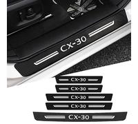 BFRDGE 5 Pezzi Adesivo Battitacco, per Mazda CX-30 CX30 CX 30 2019 2020 2021 2022 2023 2024 Protezione Porta Soglia Sticker Car Accessori Battitacco Prevenire Usura