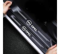 BFRDGE 5 Pezzi Adesivo Battitacco, per Opel Crossland/Crossland X 2017-2022 2023 Protezione Porta Soglia Sticker Car Accessori Battitacco Prevenire Usura