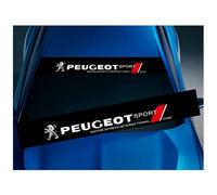 BFRDGE Striscia Parasole per Parabrezza per Auto, per Peugeot 206 1998-2009 Striscia per Visiera del Parabrezza, Adesivo in PVC per Parabrezza