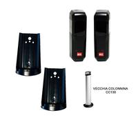 BFT COPPIA FOTOCELLULE COMPACTA A20 E COPPIA ADATTATORI PER COLONNINE C130 ML089