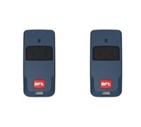 BFT MITTO COOL C2 (sostituisce MITTO 2B Ref: rcb02 r1) - Telecomando blu a 2 pulsanti per cancelli e porta del garage - 433,92 MHz - Codice girevole - U-Security (Blu Set di 2 telecomandi)