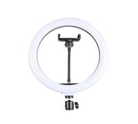 BFXXF Lampada rotonda a LED for selfie da 26 cm e 10 pollici con supporto for telefono, illuminazione di riempimento for fotografia con treppiede(26CM kit 1)