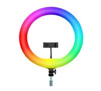 BFXXF Luce con maniglia Clip for telefono ruotabile su treppiede da 160 cm + supporto for telefono, controllo cablato, 101 modalità colore