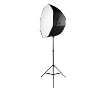 BFXXF Photo Studio 80 cm 31,5 pollici portatile ottagonale flash Speedlight Speedlite ombrello Softbox Brolly riflettore + 2 m supporto luce