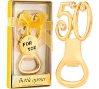 BFYDOAA 36 apribottiglie, regalo per feste di compleanno, 50° anniversario, bomboniere per ospiti, apribottiglie di birra per feste di compleanno, regalo, souvenir (36P 50)