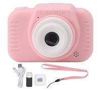 BFYDOAA Fotocamera Digitale per Bambini, Rosa, 1080P, Zoom 8x, Riconoscimento Facciale, 32GB