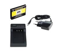 bg-akku24 Batteria, caricatore e alimentatore per Nikon Coolpix A100 A300, S32, S33, S2500, S2600, S2700, S2800, S2900, S3100, S3200, S3300, S3500, S3600, S37000, S3700, S37000, S37000, S3700000, 6400