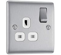 BG Electrical NBS21W presa energia Acciaio inossidabile