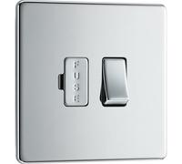 BG Electrical NBS50 - Modulo di connessione con fusibile commutato in metallo, argento, FPC50-01, 250V