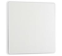 BG Electrical PCDCL13EW - Interruttore singolo intermedio da parete a bilanciere, aspetto senza viti, bordi arrotondati, Evolve, bianco perlato, 20A, 16AX, PCDCL13EW
