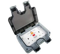 BG ELECTRICAL PRESA RCD ESTERNO 13A IP66 INTERRUTTORE