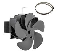 BG602 5 Stufa Ventilatore sul camino per legna per bruciatore Silenzioso Più Grande Air Ho Stufa A Legno Ventilatore Ventilatore Alimentato A Calore Non Elettrico Casa