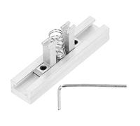 BGA Reballing Station Holder | Aluminum Alloy Manual Tin Planting Rack for Small Steel Mesh | 50mm & 8mm Chip Size Support | 67x27x25mm with Hex Wrench