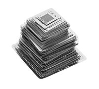 BGA Reballing Stencil-130pcs BGA Generale di alta qualità in acciaio inossidabile Tin Planting Rework Mesh Mold Steel Template Mesh Direct Heat Setting Kit