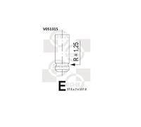 BGA V051315 Valvola di aspirazione per DACIA,RENAULT