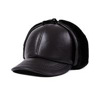 BGAZA Gli Uomini Cadono Inverno ha raggiunto Il Cappuccio Piatta a Pedale Regolabile Auricolari con Guida Cappello Berretto(Dark Brown,L【55-56M】)