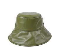 BGAZA Pescatore Cappello Femmina Autunno Spettacolo Viso Piccolo Nero Protezione Solare Coreana della Versione Coreana Invernale Selvaggio Cappello in Giacca Cappello(Groen)