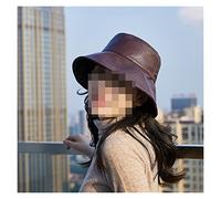 BGAZA Pescatore Cappello Femmina Autunno Spettacolo Viso Piccolo Nero Protezione Solare Coreana della Versione Coreana Invernale Selvaggio Cappello in Giacca Cappello(Straight Flush)