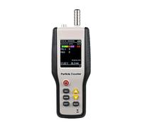BGAZA Rilevatore Portatile PM2.5 Contatore di Particelle Monitor della qualità dell'Aria Misuratore di Particelle di Polvere for Interni Domestici Display LCD da 2,8 Pollici