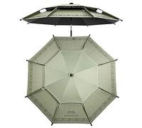 BGBZHMMEE Ombrello da Pesca Ombrellone da Pesca Protezione Solare Ombrellone da Spiaggia All'aperto Ombrello Pieghevole Portatile Traspirante Antivento Verde(230cm/7.5ft)