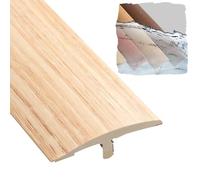 BGBZHMMEE Striscia di Transizione per Pavimento Larga 4 Cm, Riduttore di Soglia Modanatura A T, Profilo di Transizione in PVC, per Porte, Laminato, Legno su Piastrella(Maple,3PCS-L 90cm/36inch)