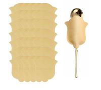 BGCYEGD sacchetti kraft,sacchetti carta,sacchetto kraft cucchiaio,delle tasche del cucchiaio tasca set di posate,posate carta -perfetti per feste e occasioni speciali (100 Pezzi)