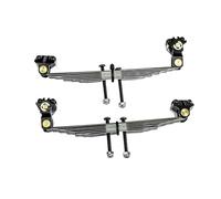 BGDIEAKIN 1/14 Camion for Trattore for Ta-Miya X-8011 Simulazione del Modello di Testa di Fango con Sospensione Anteriore in lamiera d'Acciaio Diritta(X-8011-1 Pair)