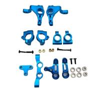 BGDIEAKIN Accessori Metallici for Ta-Miya XV02 RC 1/10 Auto telecomandata XV-02 PRO Tazza sterzo C Sedile Tazza Posteriore Set di Parti(Sky Blue)
