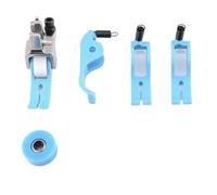 BGDIEAKIN Piedino pressore a Rullo Stretto for Macchine da Cucire industriali - Pelle/Trapuntatura/Tessuti Spessi(Combo-B)