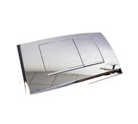 BGDIEAKIN Pulsante a Doppio Scarico in Argento Brillante Compatibile con for Ge-Berit Twinline30 115.899.KH.1 Parte di Ricambio for Serbatoio WC a Parete Nascosta