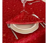 BGEUROPE Tovaglioli - Antimacchia - Rosso - Ref. Christmas Stars - 45cm x 45cm (pack 6)