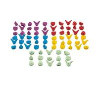 BGExpansions Uccelli Duetto Multicolore per Wingspan Asia - 75 Pezzi