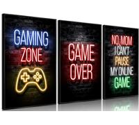 BGFCE Poster da Parete su Tela - Decorazione per la Stanza dei Giochi per Adolescenti e Ragazzi - Decorazione da Parete per Giocatori
