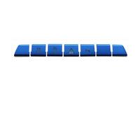 BGFFDSZ Adesivi for la Copertura del Pulsante del Freno a Mano elettronico dell'Aria condizionata della Console Centrale dell'auto, compatibili con Gli Accessori Interni Audi A3 8Y 2021-24(Blue 7Pcs)