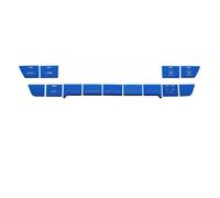 BGFFDSZ Adesivi for la copertura del pulsante del freno a mano elettronico dell'aria condizionata della console centrale dell'auto, compatibili con gli accessori interni Audi A3 8Y 2021-24(Blue 13Pcs)