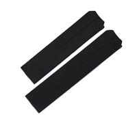 BGFFDSZ Cinturino for orologio in silicone da 20 mm e 21 mm compatibile con il cinturino in gomma originale Tissot 1853 Tengzhi T-Touch T013 T047T081T33(Black-no buckle,21mm)